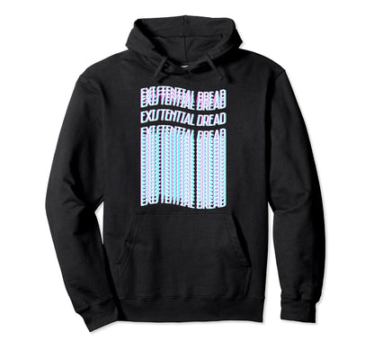 Vaporwave Existential Dread Hoodie - Fun Novelty Design Men Women - T-Shirt, Sweatshirt, Hoodie