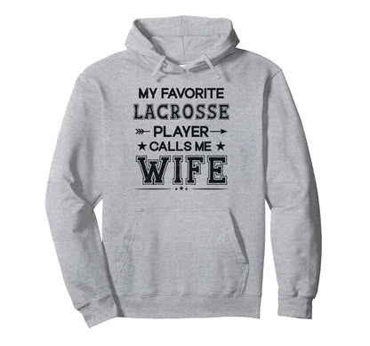 Baseball Wife My Favorite Player Calls Hoodie - Fun Novelty Design Unisex - T-Shirt, Sweatshirt, Hoodie