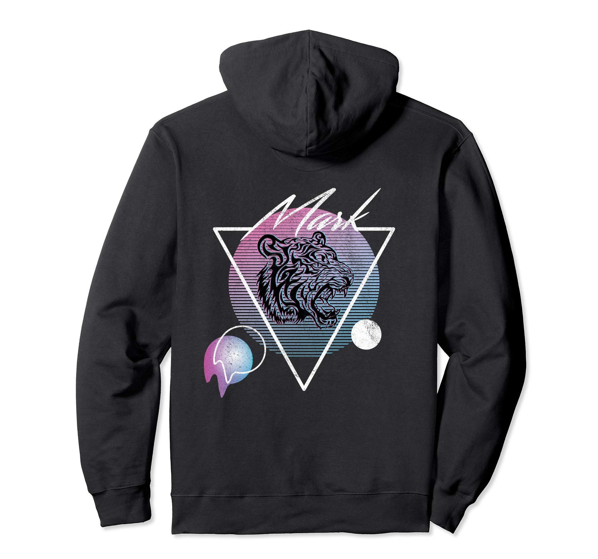 Mark Name Vaporwave Aesthetic Art Hoodie - Casual Everyday Wear Men Women - T-Shirt, Sweatshirt, Hoodie