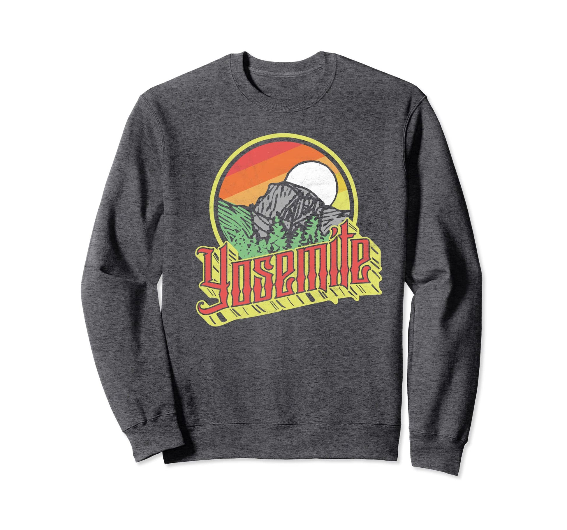 Yosemite National Park Half Dome Sweatshirt - Unique Graphic Unisex - T-Shirt, Sweatshirt, Hoodie