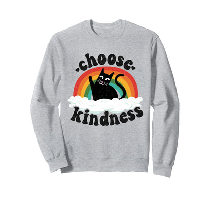 Anti Bullying Rainbow Peace Kind Sweatshirt - Novelty Apparel for Adults - T-Shirt, Sweatshirt, Hoodie