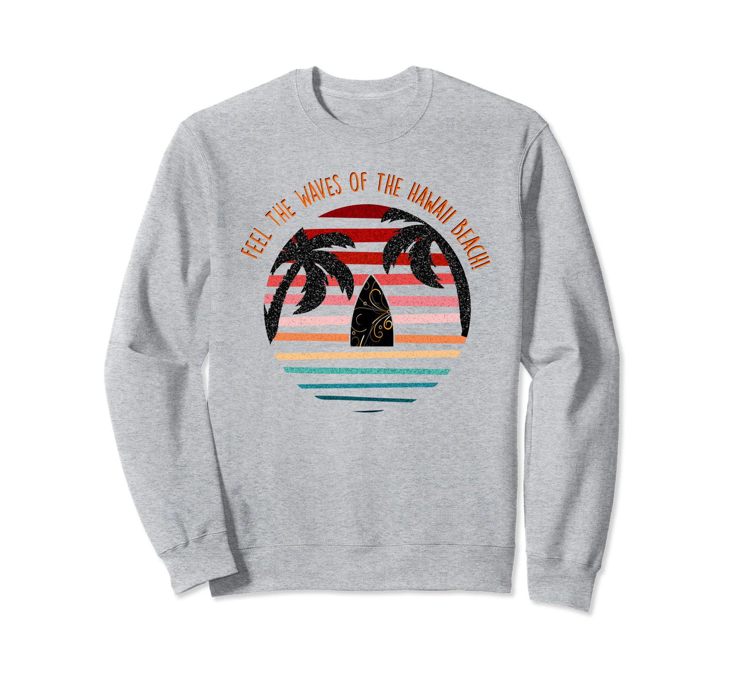 Aloha Spirit Hawaiian Surf Boho Beach Sweatshirt - Streetwear Style Unisex - T-Shirt, Sweatshirt, Hoodie
