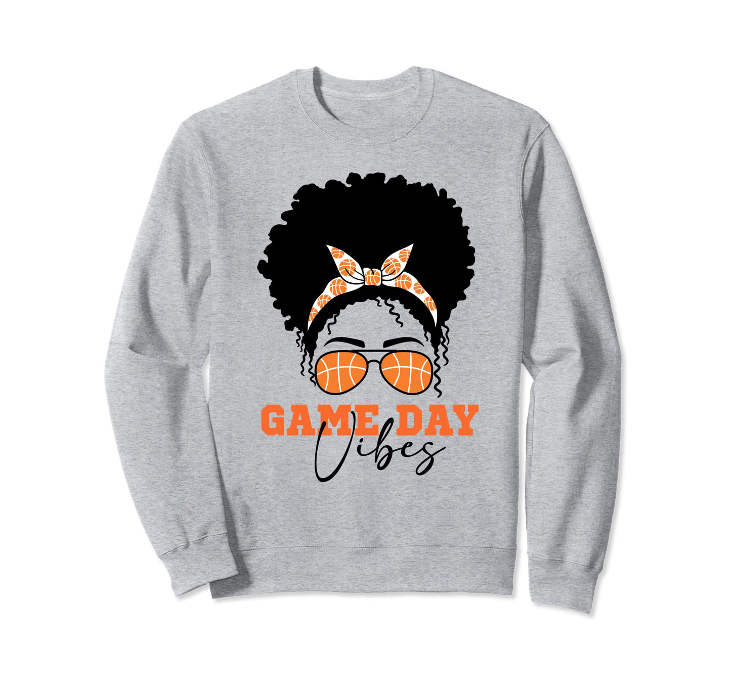 Basketball Mom Messy Bun Basketball Mom Sweatshirt - Trendy Graphic Unisex - T-Shirt, Sweatshirt, Hoodie