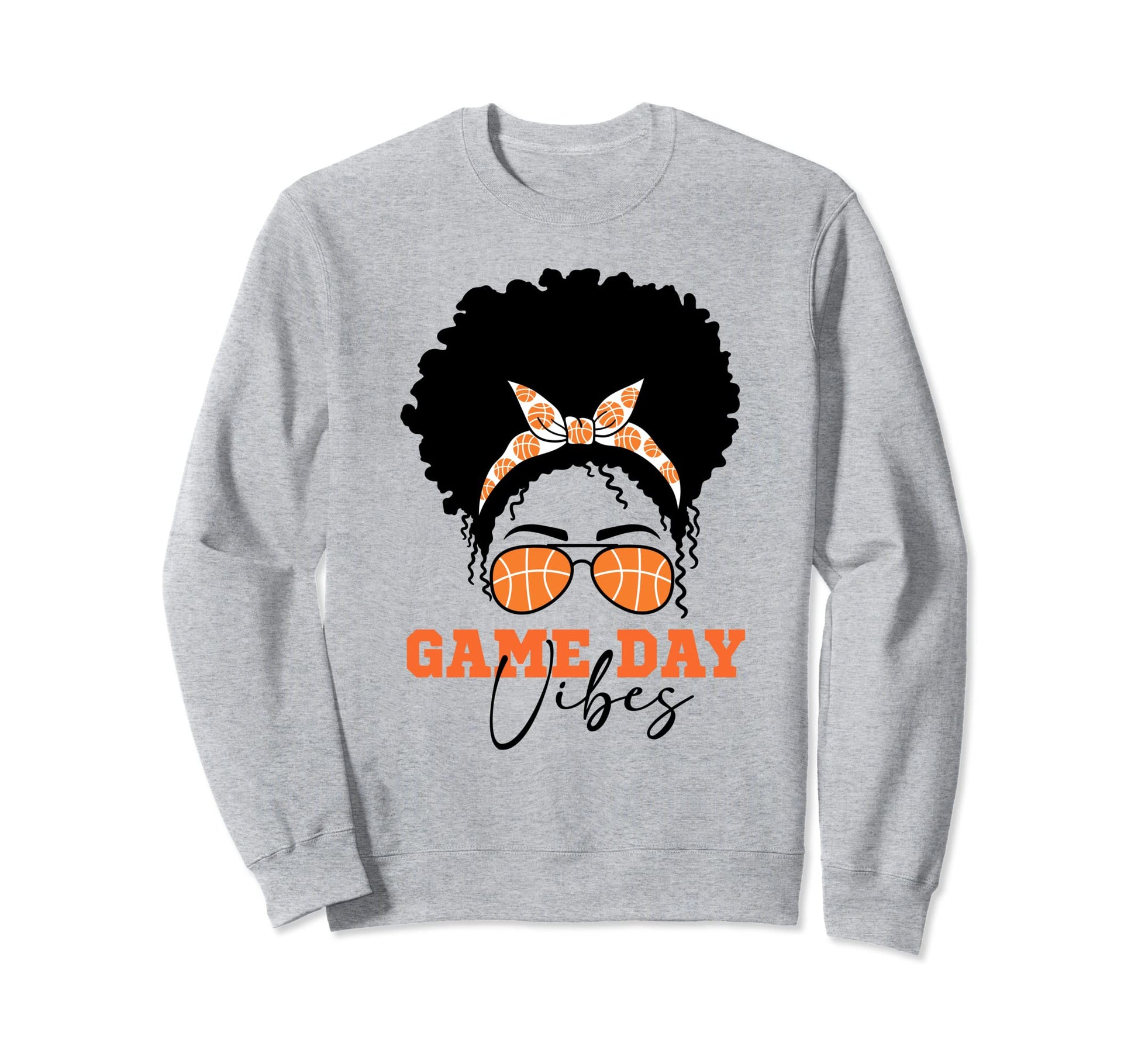 Basketball Mom Messy Bun Basketball Mom Sweatshirt - Trendy Graphic Unisex - T-Shirt, Sweatshirt, Hoodie