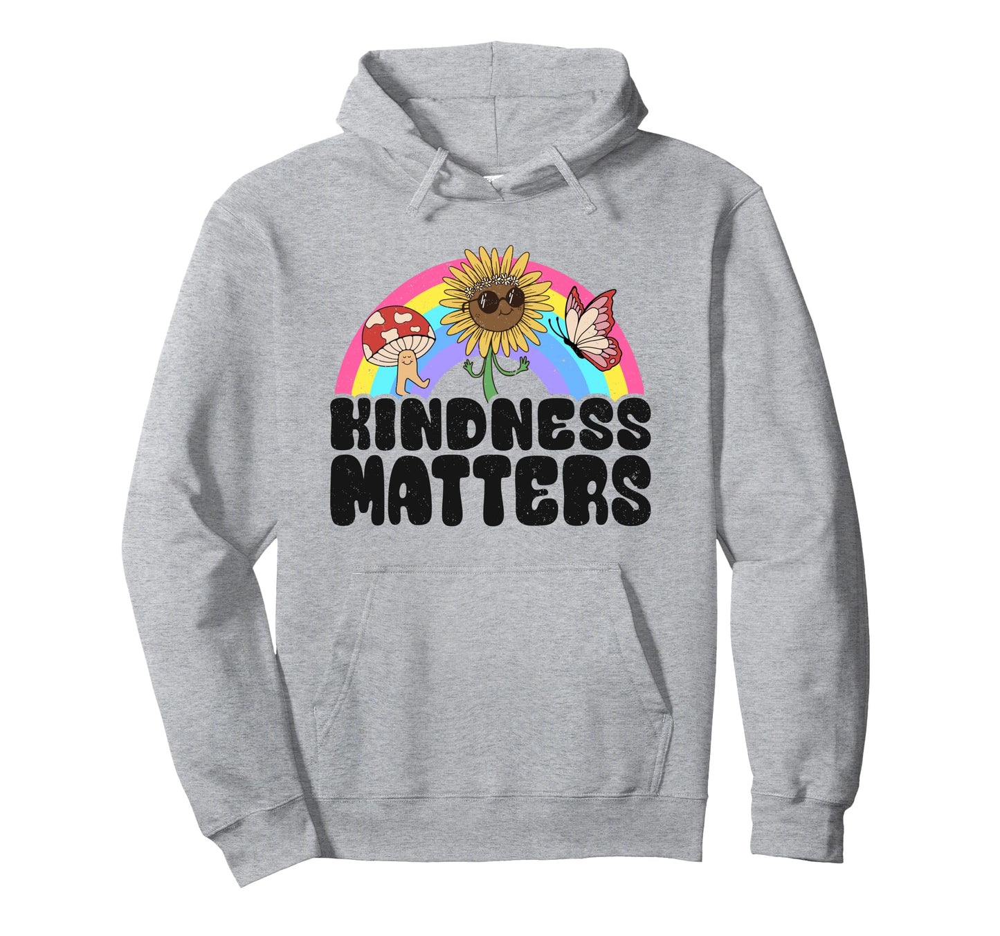 Hippie Sunflower Rainbow Sped Teacher Hoodie - Graphic Print Unisex - T-Shirt, Sweatshirt, Hoodie