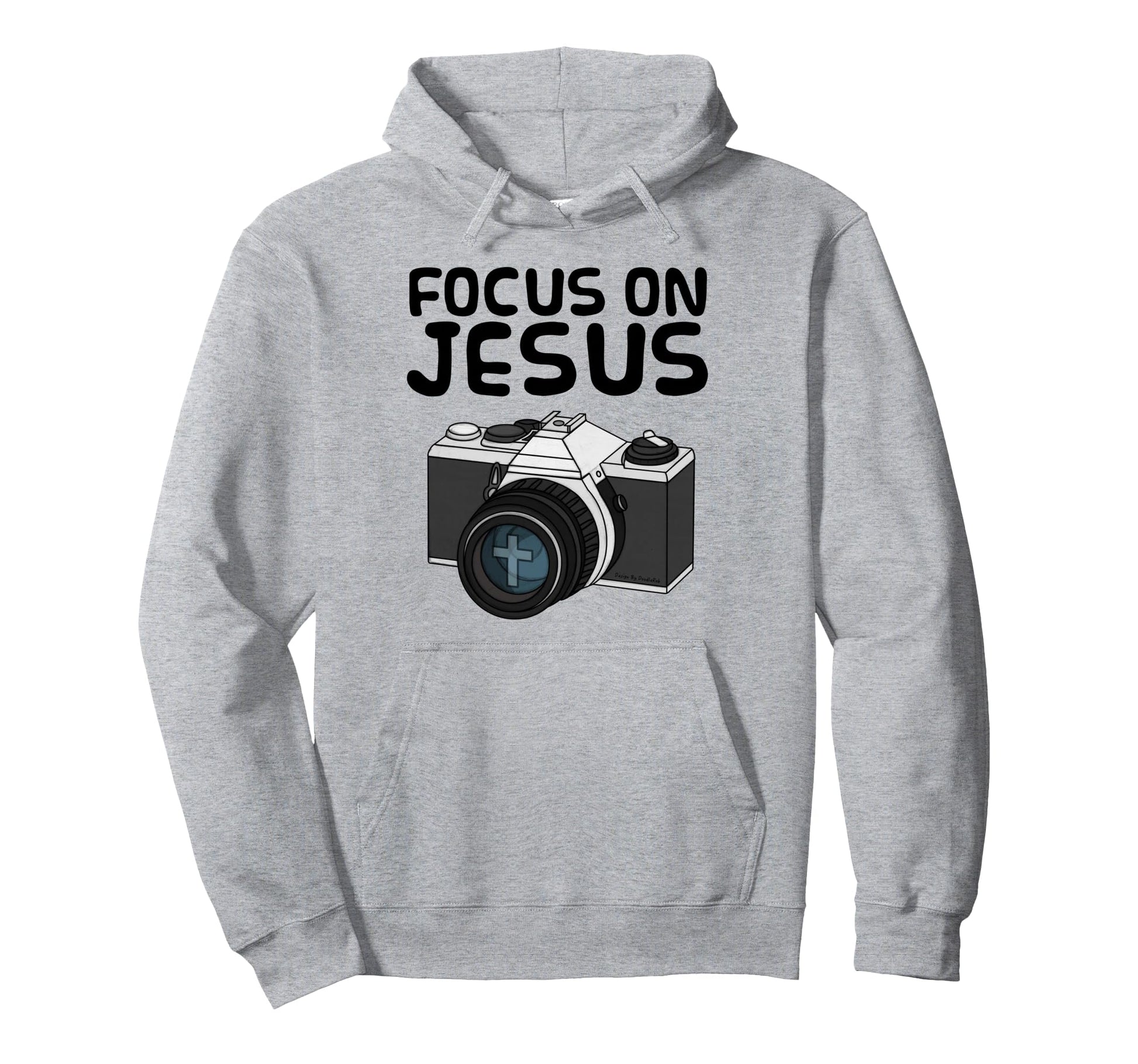 Focus Jesus Christian Photographer Hoodie - Aesthetic Graphic Unisex - T-Shirt, Sweatshirt, Hoodie