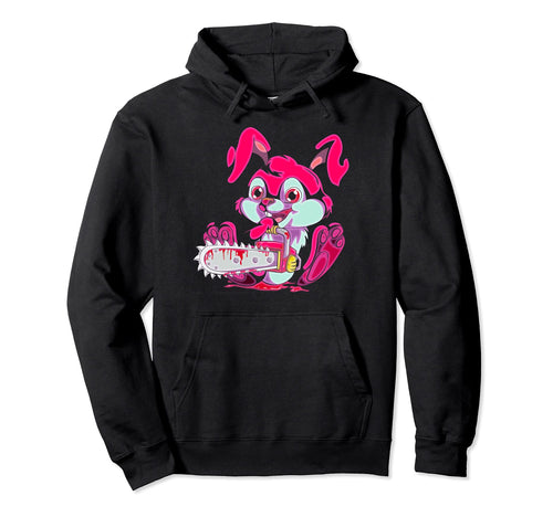 Creepy Rabbit Scary Vaporwave Creepy Hoodie - Unique Graphic for Adults - T-Shirt, Sweatshirt, Hoodie