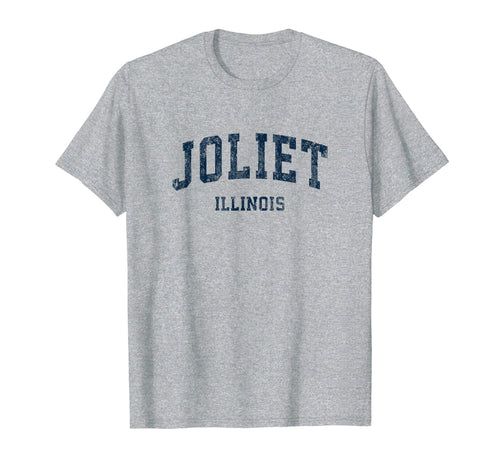 Joliet Illinois Il Varsity Sports Navy T-Shirt - Novelty Apparel Men Women - T-Shirt, Sweatshirt, Hoodie