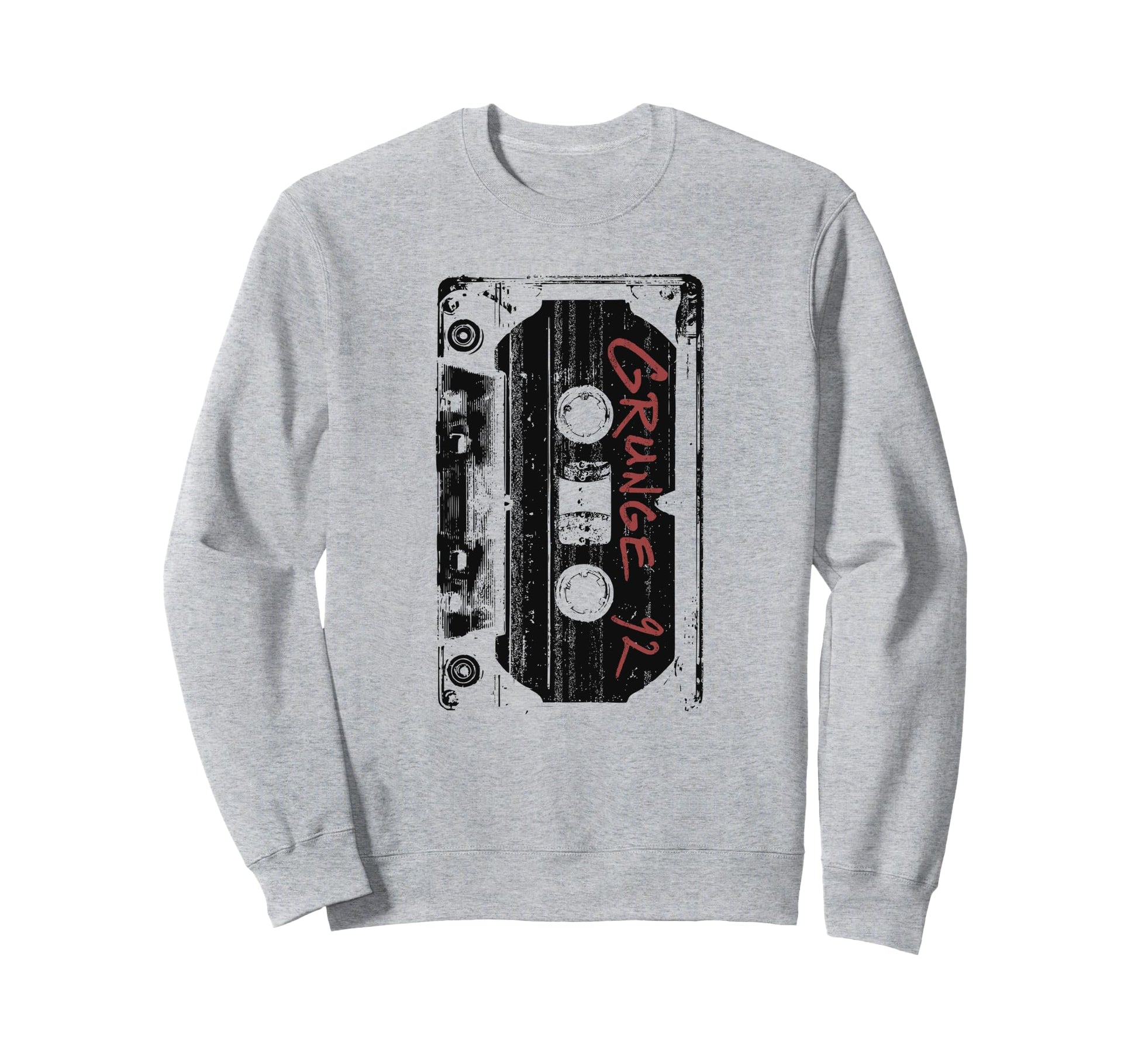 Grunge 90S Concert Mixtape Sweatshirt - Minimalist Print for Adults - T-Shirt, Sweatshirt, Hoodie