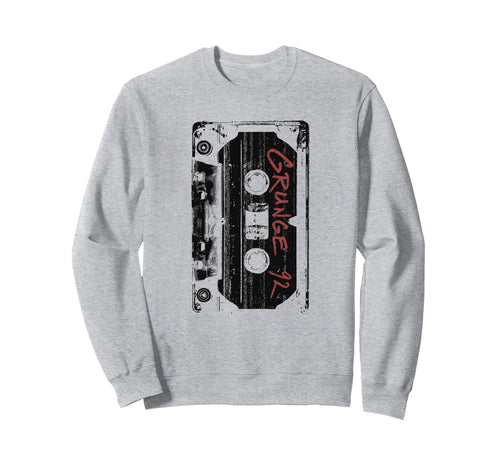 Grunge 90S Concert Mixtape Sweatshirt - Minimalist Print for Adults - T-Shirt, Sweatshirt, Hoodie