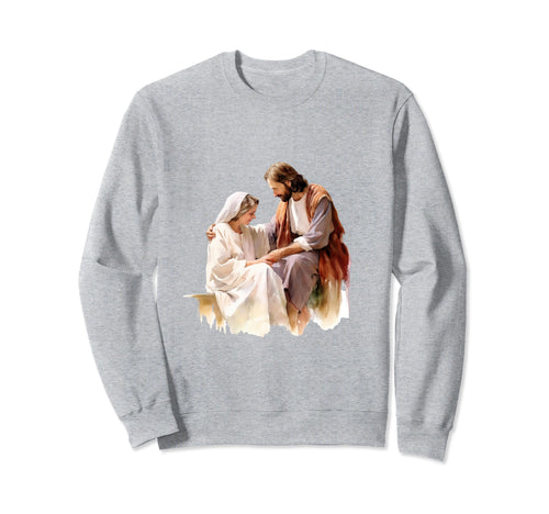 Lord Jesus Son God Hope Love Church Sweatshirt - Graphic Print for Adults - T-Shirt, Sweatshirt, Hoodie
