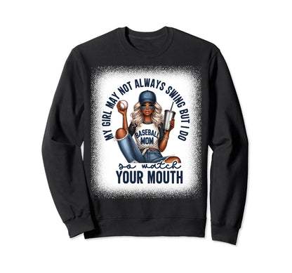 My May Not Always Swing But I Do So Sweatshirt - Unique Graphic Unisex - T-Shirt, Sweatshirt, Hoodie