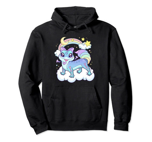 Kawaii Pastel Goth Creepy Rainbow Hoodie - Custom Art Print for Adults - T-Shirt, Sweatshirt, Hoodie