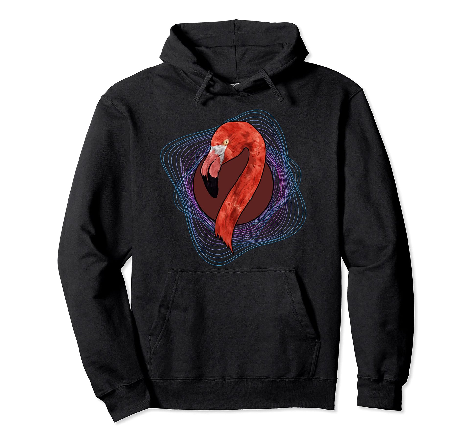 Tropical Animal Vaporwave Hoodie - Casual Everyday Wear Men Women - T-Shirt, Sweatshirt, Hoodie