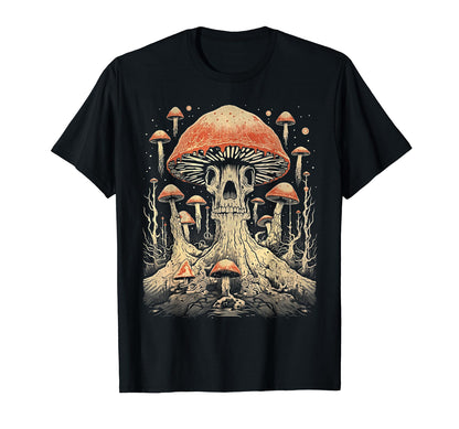 90S Grunge Mushrooms Distressed 103 T-Shirt - Aesthetic Graphic for Adults - T-Shirt, Sweatshirt, Hoodie