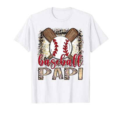 Baseball Papi Leopard Proud Ball Papi T-Shirt - Custom Art Print Unisex - T-Shirt, Sweatshirt, Hoodie