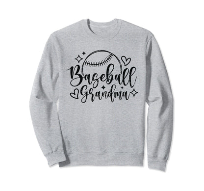 Baseball Grandma Funny Sport Sweatshirt - Aesthetic Graphic Men Women - T-Shirt, Sweatshirt, Hoodie
