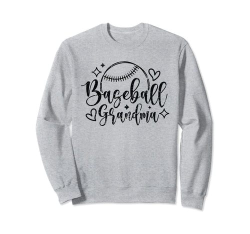 Baseball Grandma Funny Sport Sweatshirt - Aesthetic Graphic Men Women - T-Shirt, Sweatshirt, Hoodie