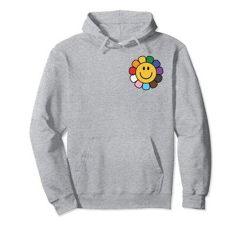 Subtle Pride Ally Lgbtq Trans Rainbow Hoodie - Unique Graphic Men Women - T-Shirt, Sweatshirt, Hoodie