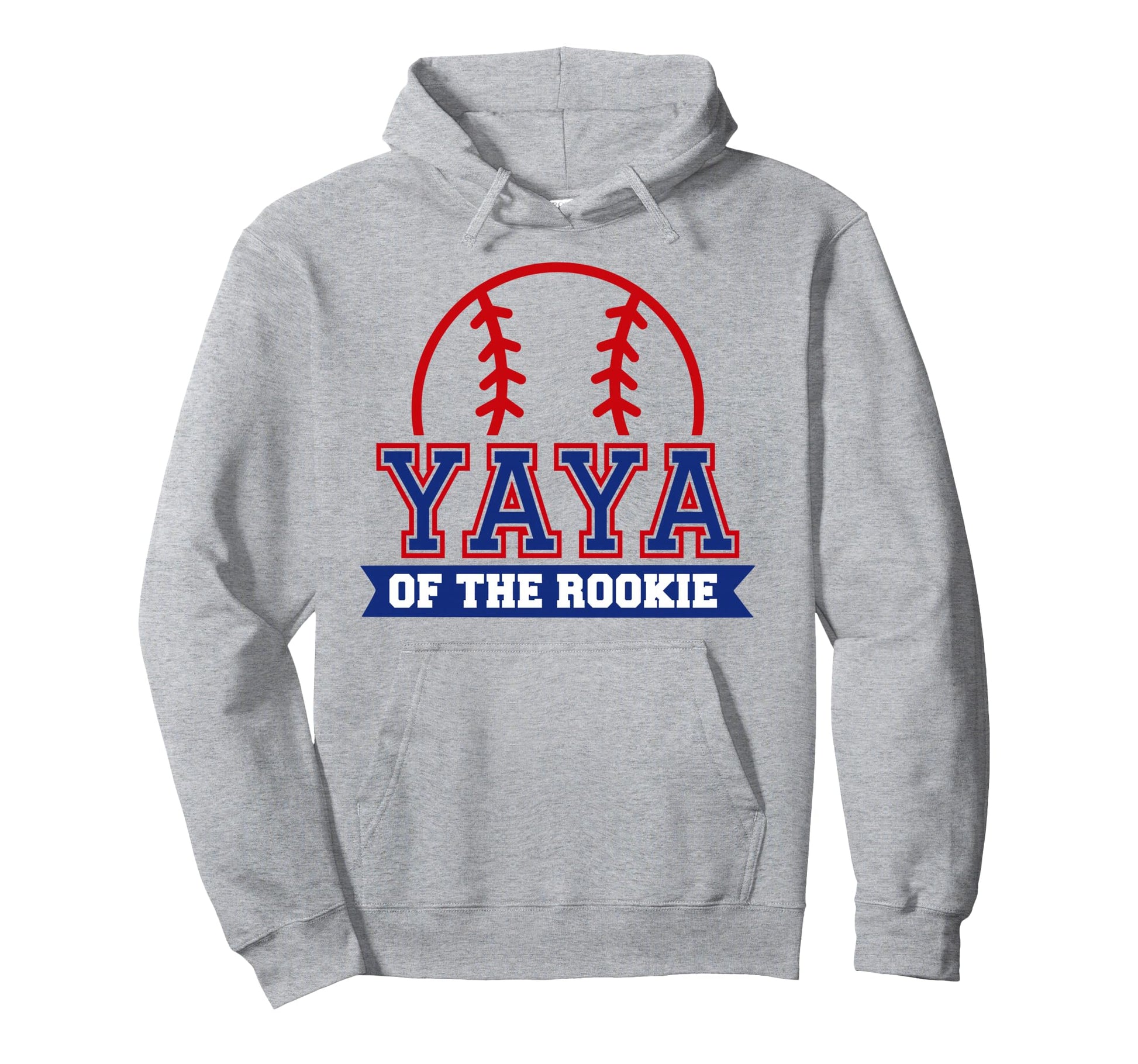 Yaya Rookie 1St Birthday Baseball Hoodie - Casual Everyday Wear Men Women - T-Shirt, Sweatshirt, Hoodie
