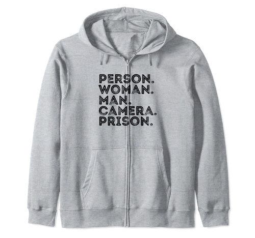Person Camera Prison Tess T-Shirt - Minimalist Print Unisex - T-Shirt, Sweatshirt, Hoodie