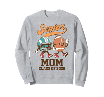 Football Mom Biggest Fan Game Day Sweatshirt - Aesthetic Graphic Unisex - T-Shirt, Sweatshirt, Hoodie