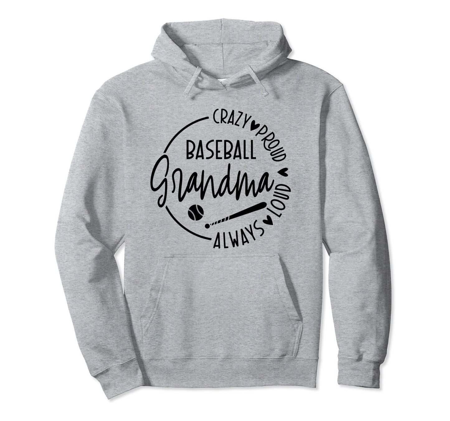Crazy Proud Always Loud Baseball Hoodie - Streetwear Style Men Women - T-Shirt, Sweatshirt, Hoodie