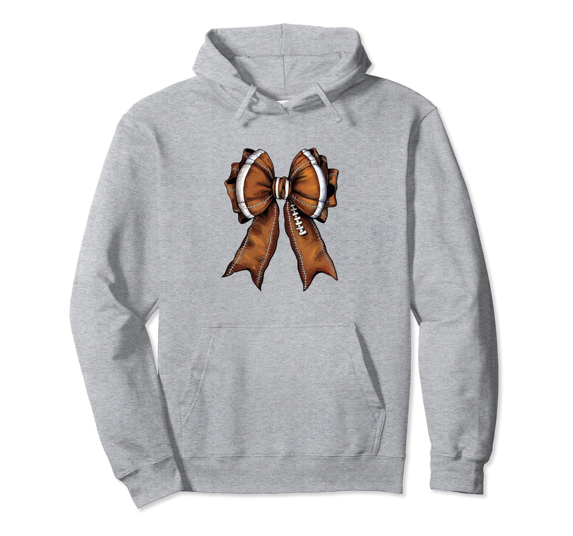 Womens Moms Coquette Bow Football Lover Hoodie - Novelty Apparel Men Women - T-Shirt, Sweatshirt, Hoodie