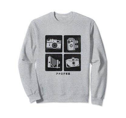 Analog Photography Camera Gear Film Sweatshirt - Trendy Graphic Men Women - T-Shirt, Sweatshirt, Hoodie