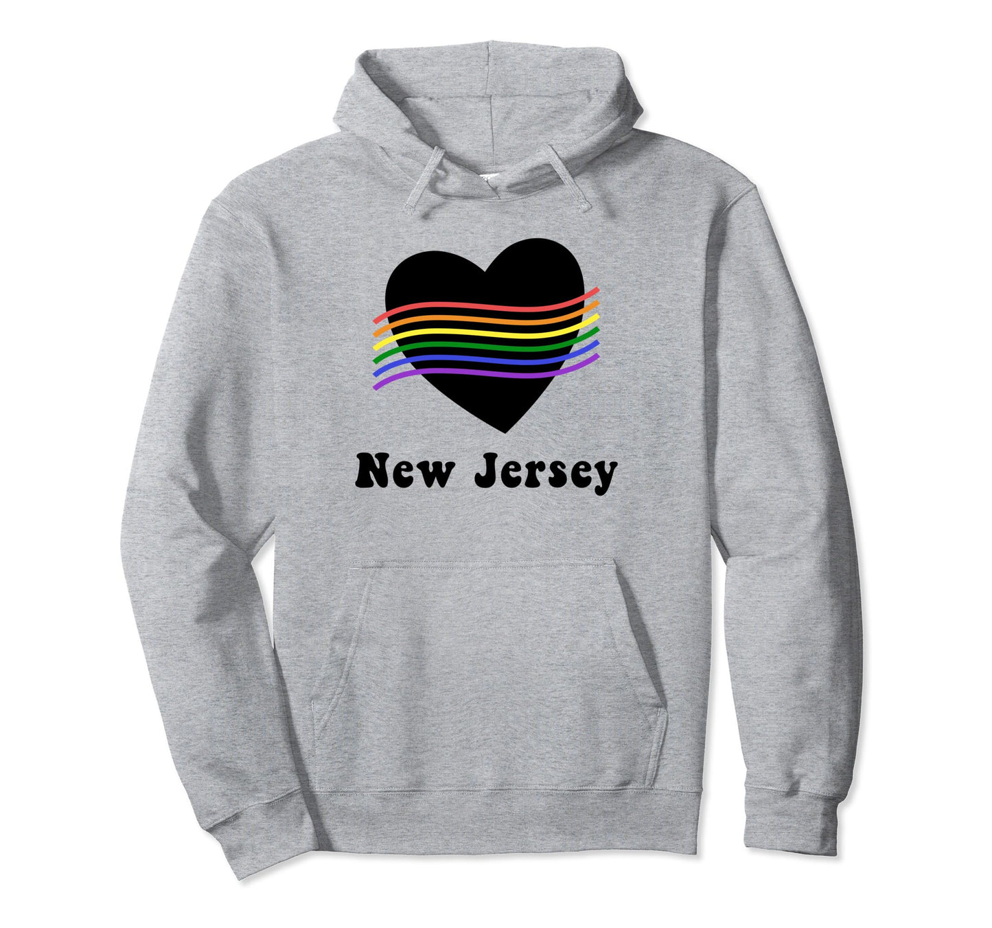New Jersey Lgbtq Lgbt Gay Pride Hoodie - Streetwear Style Men Women - T-Shirt, Sweatshirt, Hoodie