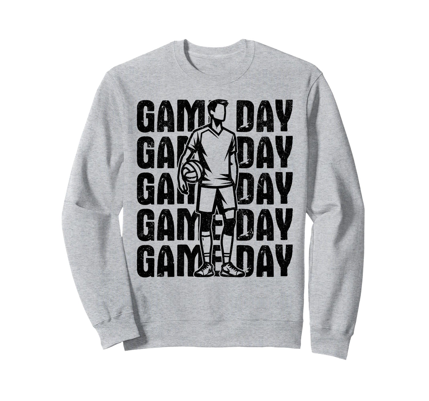 Game Day Volleyball Volleyball Sweatshirt - Aesthetic Graphic for Adults - T-Shirt, Sweatshirt, Hoodie