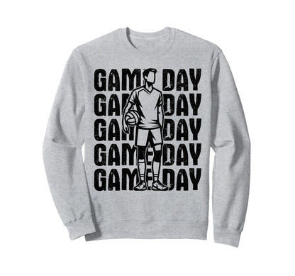 Game Day Volleyball Volleyball Sweatshirt - Aesthetic Graphic for Adults - T-Shirt, Sweatshirt, Hoodie