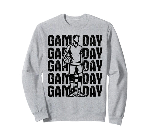 Game Day Volleyball Volleyball Sweatshirt - Aesthetic Graphic for Adults - T-Shirt, Sweatshirt, Hoodie