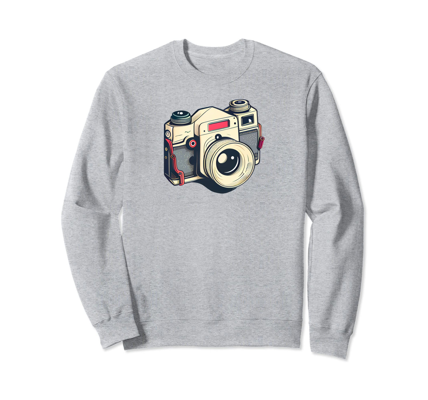 Eighties Vibe Slr Camera Sweatshirt - Streetwear Style for Adults - T-Shirt, Sweatshirt, Hoodie