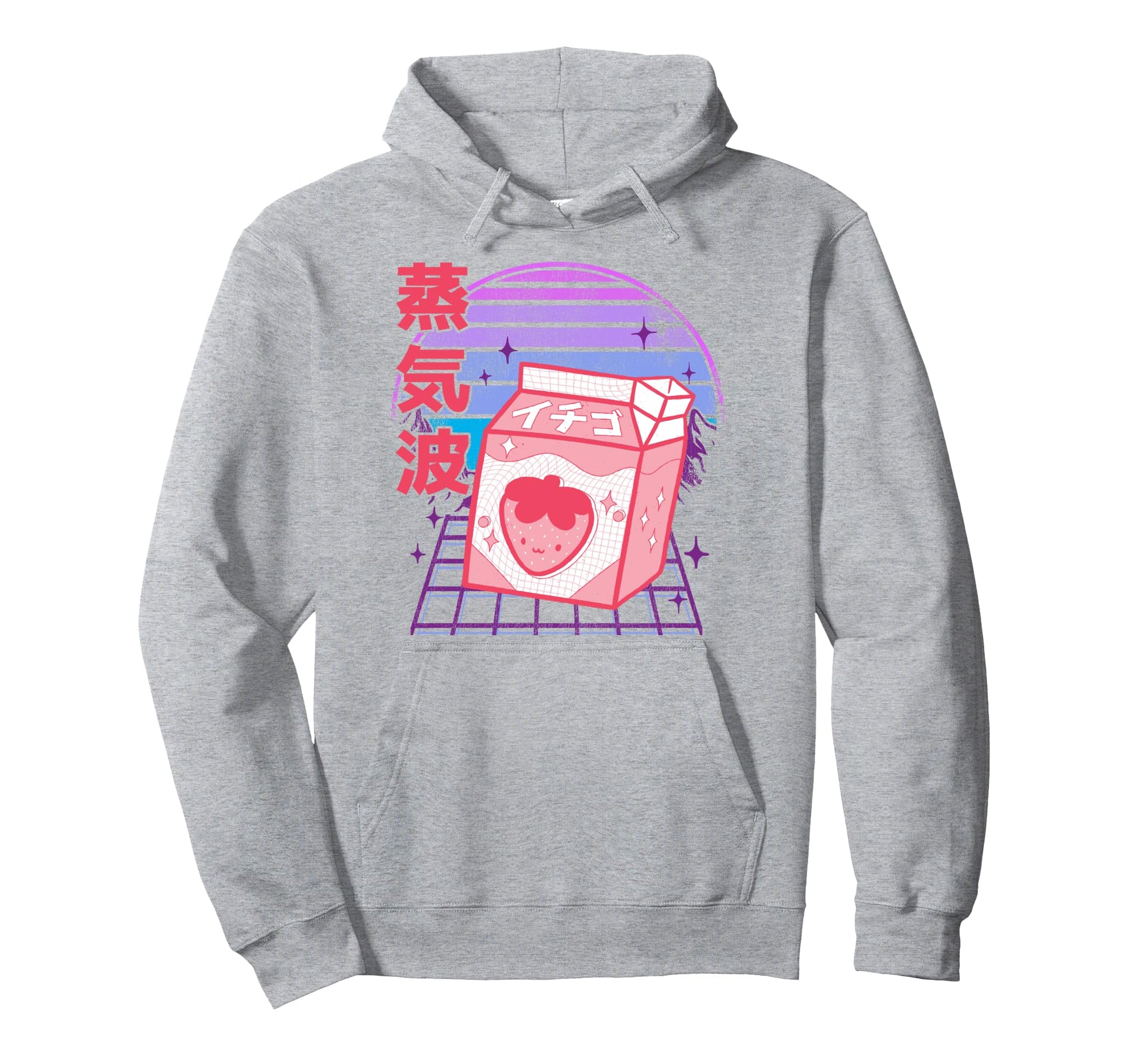 Otaku Pastel Goth Retrowave Hoodie - Casual Everyday Wear for Adults - T-Shirt, Sweatshirt, Hoodie