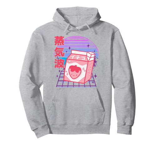 Otaku Pastel Goth Retrowave Hoodie - Casual Everyday Wear for Adults - T-Shirt, Sweatshirt, Hoodie