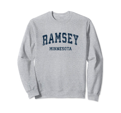 Ramsey Minnesota Mn Varsity Sweatshirt - Fun Novelty Design Men Women - T-Shirt, Sweatshirt, Hoodie