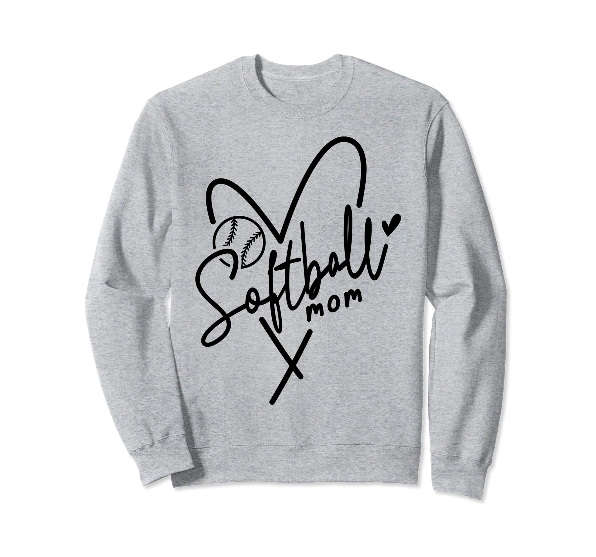 Softball Mom Player Team Mama Sweatshirt - Unique Graphic for Adults - T-Shirt, Sweatshirt, Hoodie