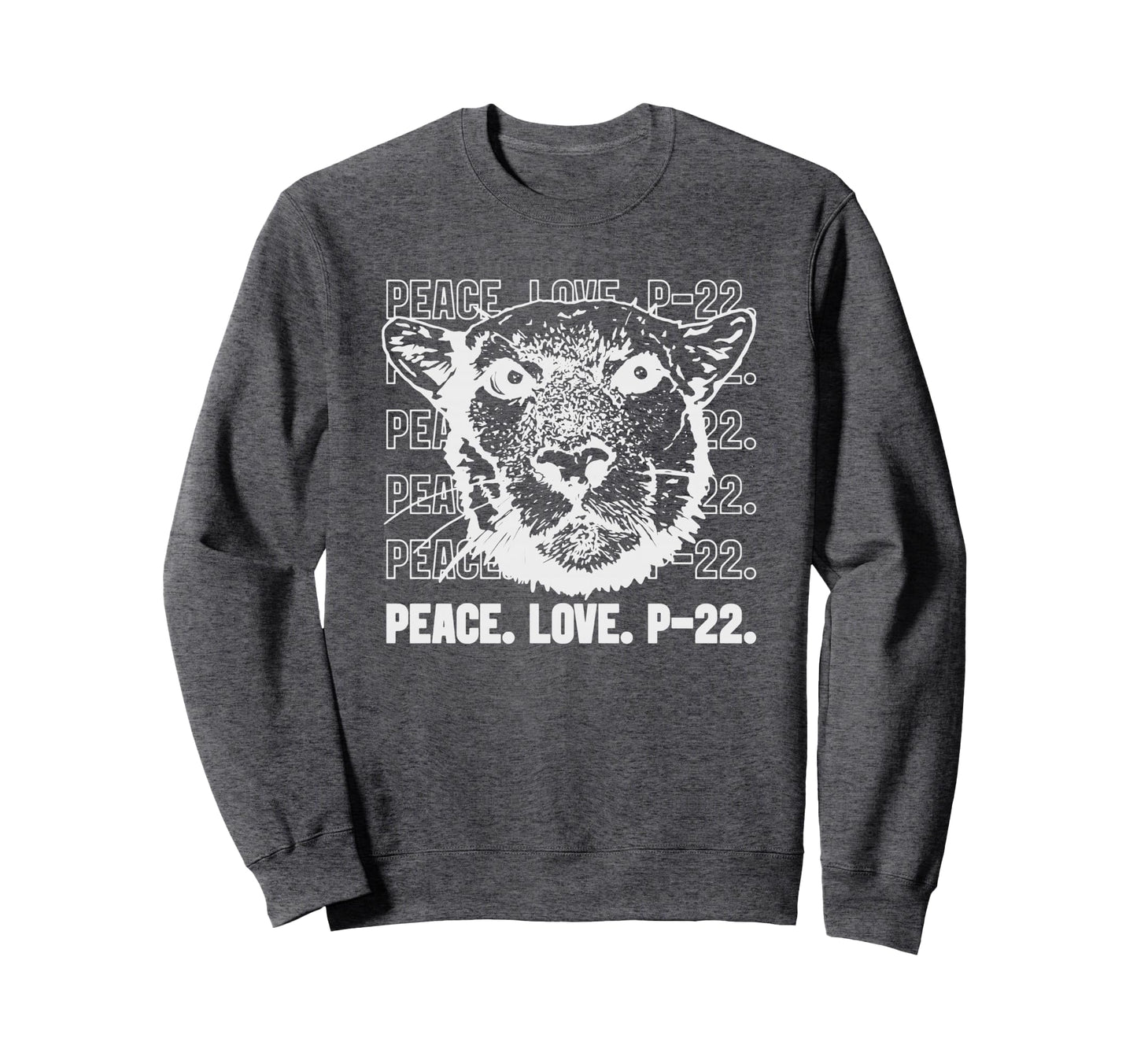 P 22 Mountain Lion Legend La Sweatshirt - Aesthetic Graphic for Adults - T-Shirt, Sweatshirt, Hoodie