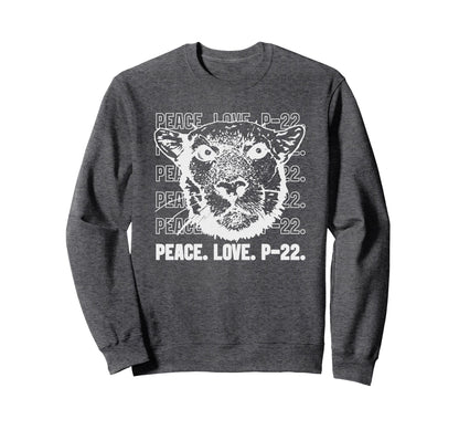 P 22 Mountain Lion Legend La Sweatshirt - Aesthetic Graphic for Adults - T-Shirt, Sweatshirt, Hoodie