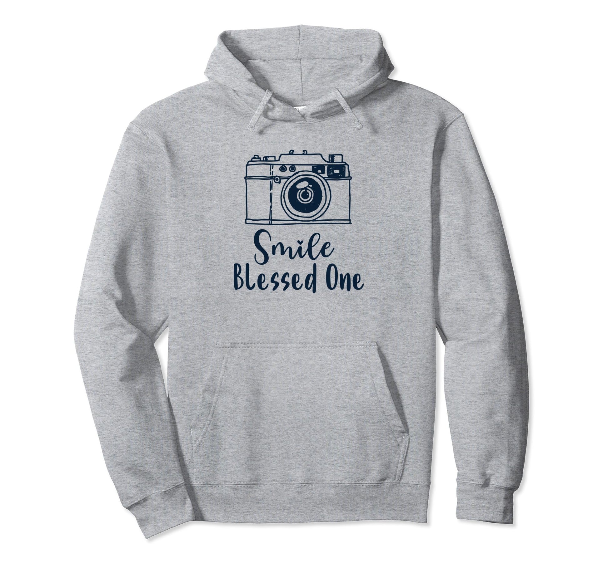 Dark Camera Smile Blessed One Hoodie - Fun Novelty Design Men Women - T-Shirt, Sweatshirt, Hoodie