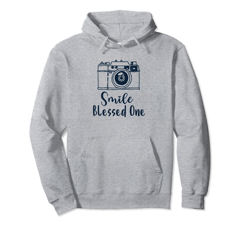 Dark Camera Smile Blessed One Hoodie - Fun Novelty Design Men Women - T-Shirt, Sweatshirt, Hoodie