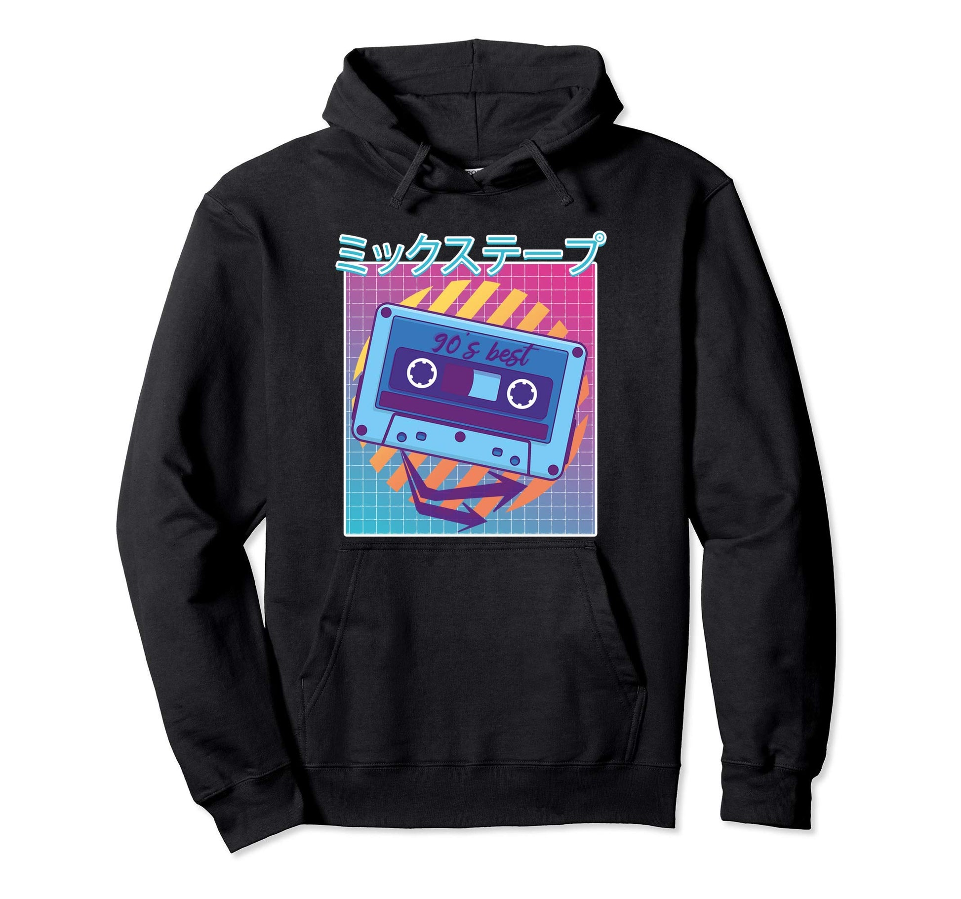 Mix Tape 90S Japanese Otaku Aesthetic Hoodie - Graphic Print Men Women - T-Shirt, Sweatshirt, Hoodie