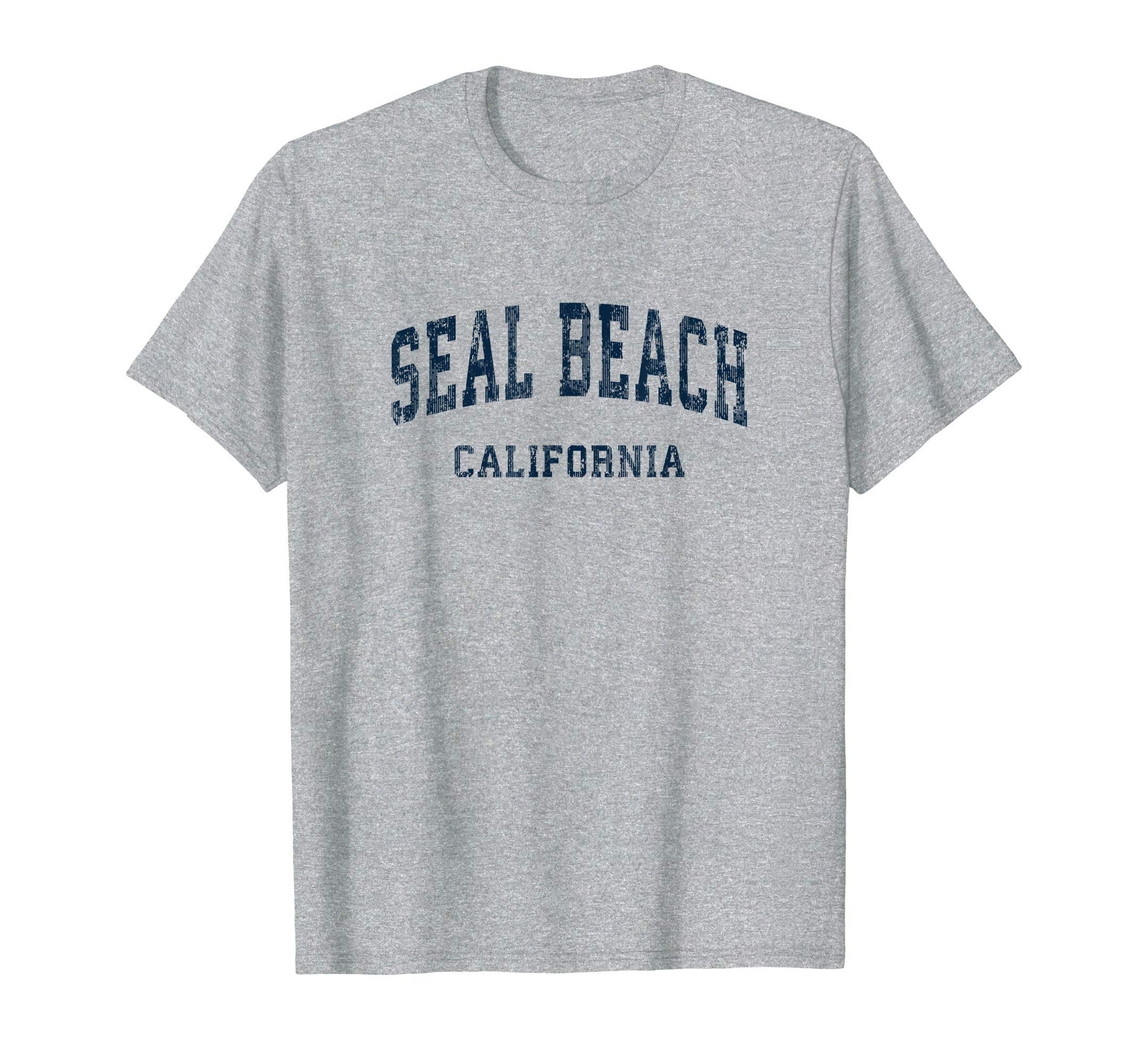 Seal Beach California Ca Varsity Sports T-Shirt - Custom Art Print Unisex - T-Shirt, Sweatshirt, Hoodie