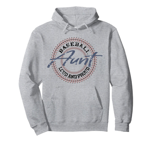 Baseball Aunt Baseball Auntie Hoodie - Aesthetic Graphic Men Women - T-Shirt, Sweatshirt, Hoodie