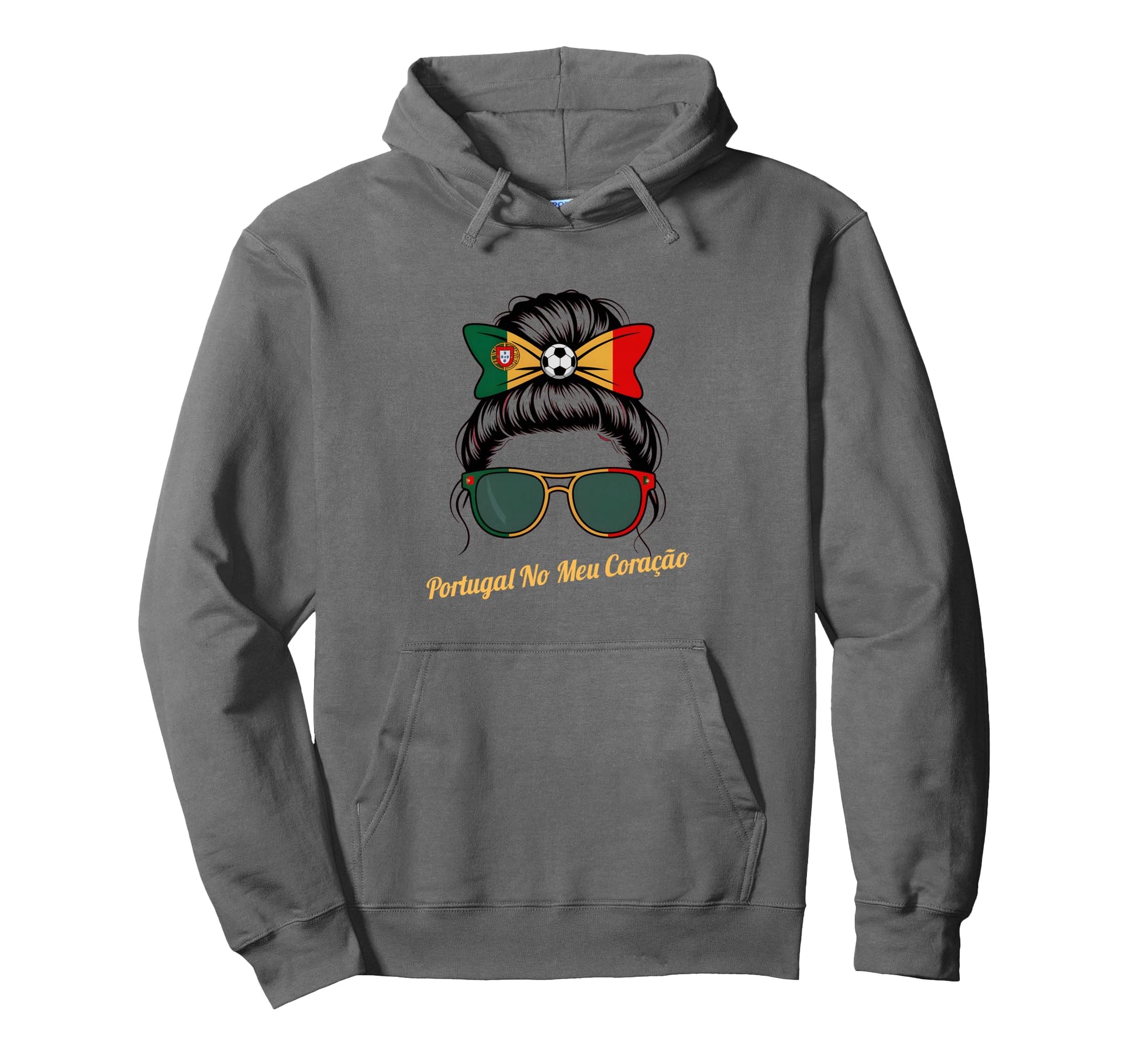 Portuguese Portugal Born Match Pride Hoodie - Novelty Apparel for Adults - T-Shirt, Sweatshirt, Hoodie