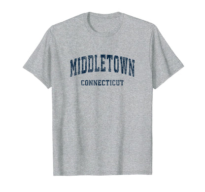 Middletown Connecticut Ct Varsity T-Shirt - Unique Graphic for Adults - T-Shirt, Sweatshirt, Hoodie