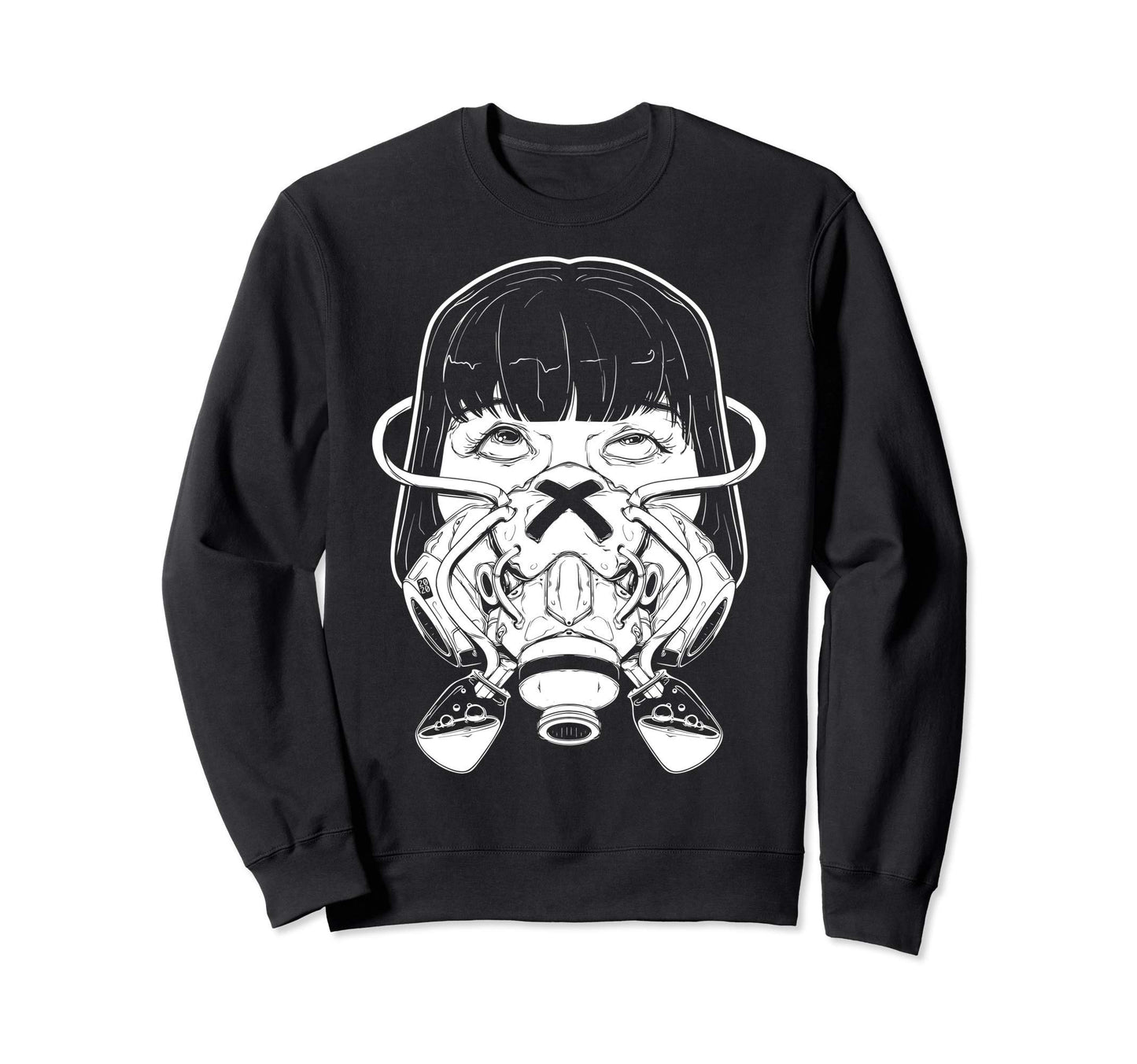 Vaporwave Grunge Aesthetic Punk Sweatshirt - Minimalist Print for Adults - T-Shirt, Sweatshirt, Hoodie