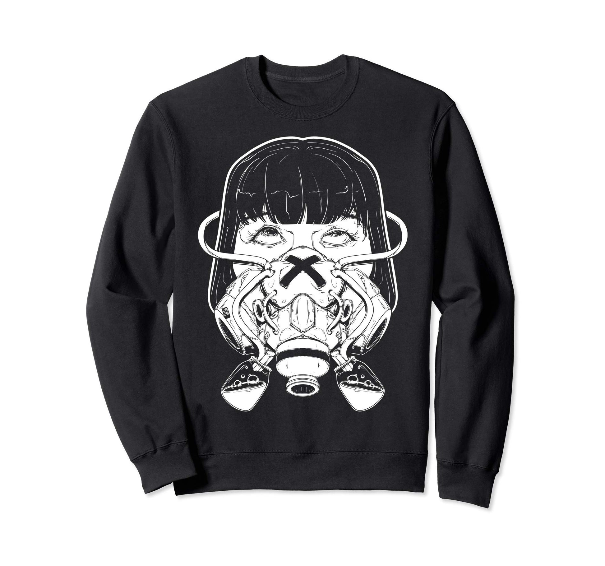 Vaporwave Grunge Aesthetic Punk Sweatshirt - Minimalist Print for Adults - T-Shirt, Sweatshirt, Hoodie