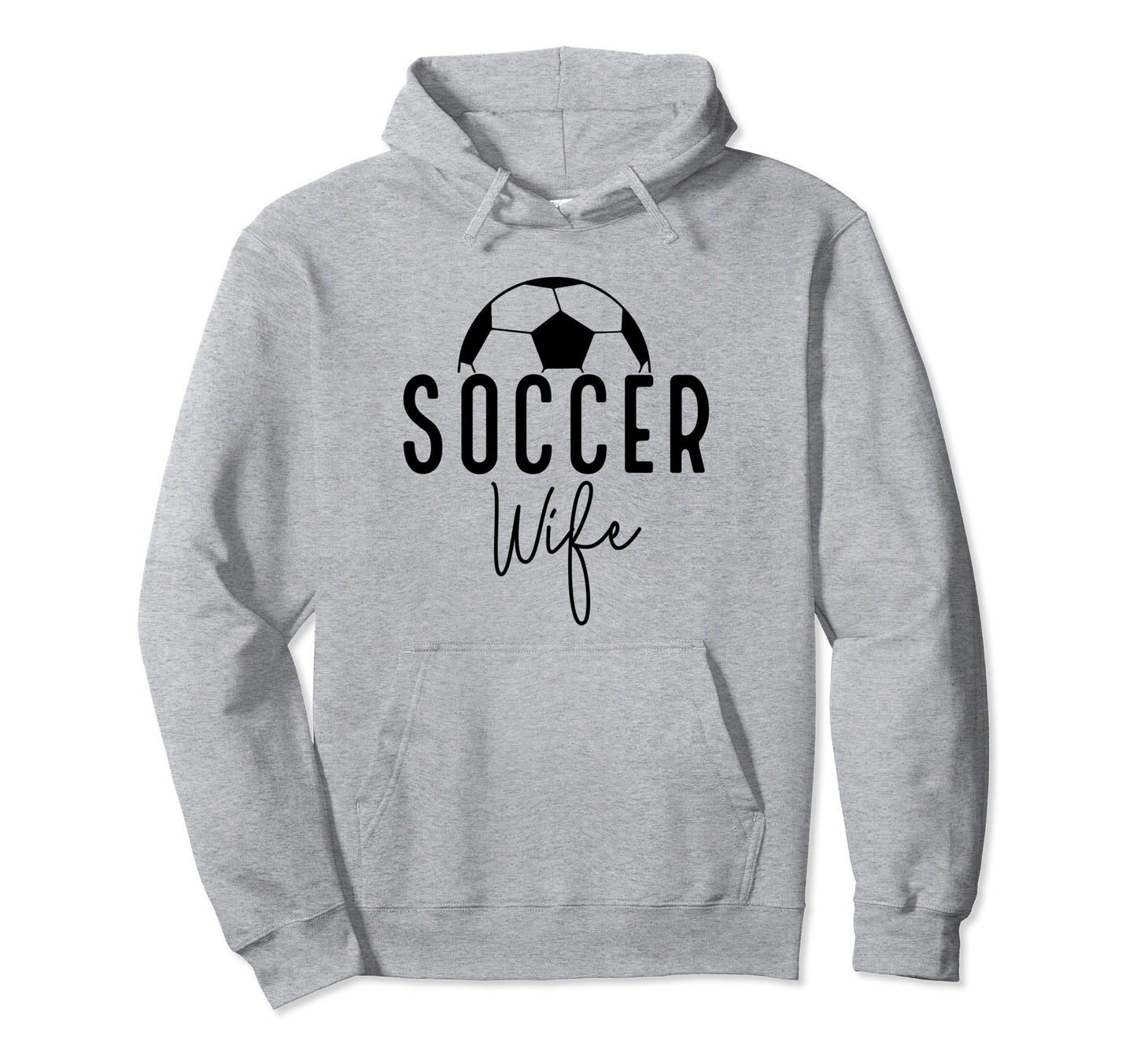 Soccer Wife Mom Player Coach Game Day Hoodie - Minimalist Print Unisex - T-Shirt, Sweatshirt, Hoodie